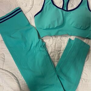 BUNDLE - TWO workout sets - Sports bra with Matching Leggings - Medium